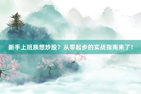新手上班族想炒股？从零起步的实战指南来了！